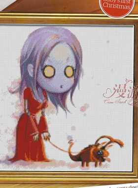 [精准印花包邮]魔兽世界WOW十字绣*亡灵女术士*MS0507*非成品