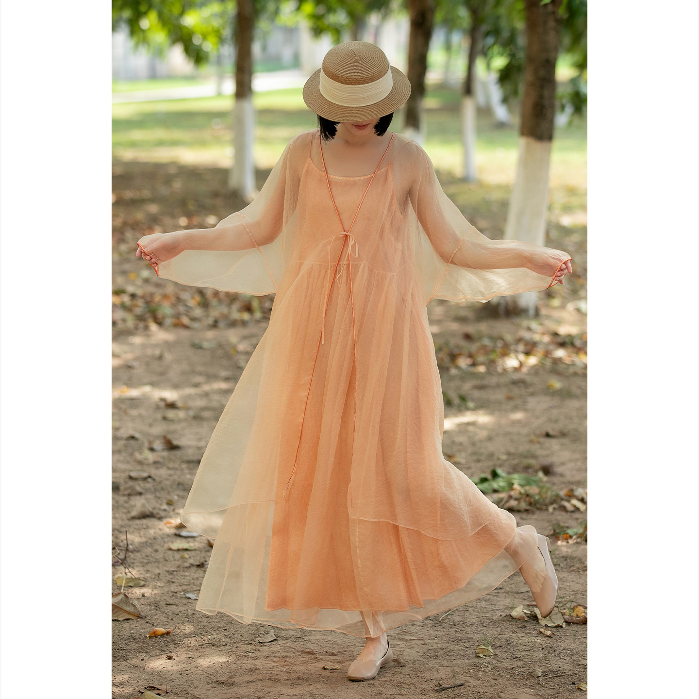 仙女风复古森系汉服古装高端品牌新款桑蚕丝夏漂亮真丝大牌连衣裙,女装/女士精品,汉服套装,淘宝优惠券,粉丝福利购,淘宝优惠卷