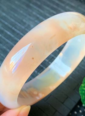 风靡万千天然樱花转运玛瑙手镯