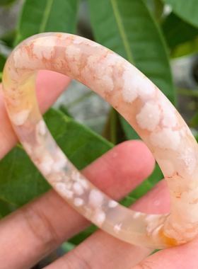 时尚风粉花女生闺蜜玛瑙手镯