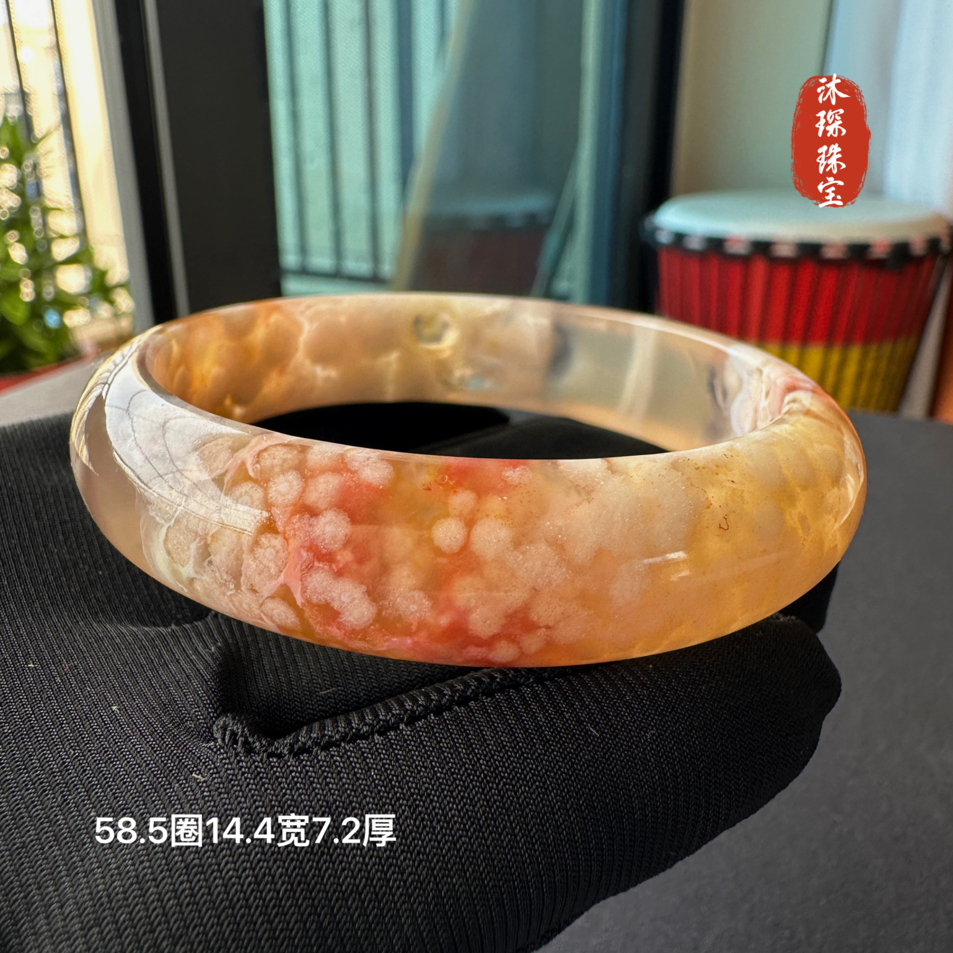 58.7圈天然时尚紫冰种仙女款樱花