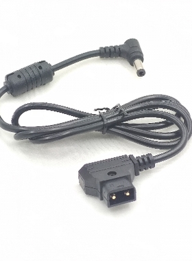 D-TAP公头BMCC电源供电线 BMPC摄像机B型V口电池d-tap转DC线弯头