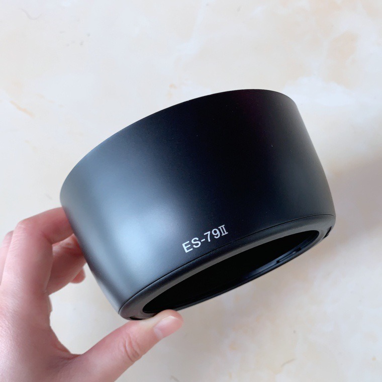适用ES-79II遮光罩 EF 85 f1.2遮光罩大眼睛85mm 1.2一代二代镜头