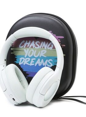 适用Edifier漫步者W830 BT W860 NB Pro HECATE G1蓝牙头戴式耳机包卡通包EVA保护盒电源线充电头收纳包