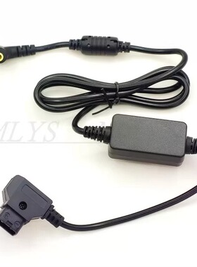 适用松下DVX200 eva1 B口电源线通用索尼FS5 Z190摄像机12V供电线