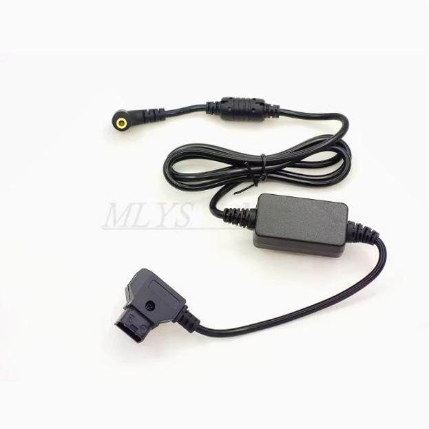 松下DVX200 eva1摄像机B口电源线通用索尼FS5 Z190摄像机12V供电