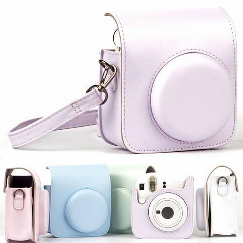 适用instax 富士拍立得 皮套 mini12包  mini保护通用相机包