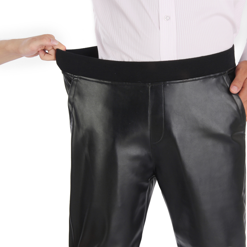 Pantalon cuir homme droit pour automne - Ref 1481428 Image 3