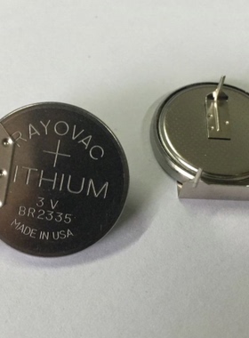 全新原装带脚雷诺威Rayovac BR2335 3V纽扣电池 耐高温纽扣锂电池