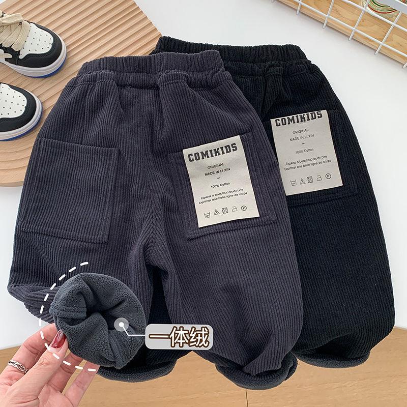 男童加绒裤子2025新款洋
