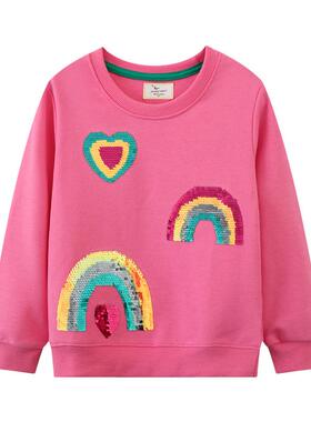 童装儿童卫衣2024秋款男女童长袖T恤卫衣中小童宝宝套头衫分销