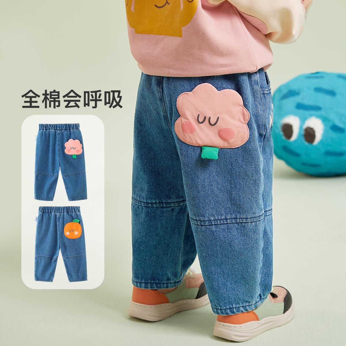 儿童牛仔裤休闲童贝童装2