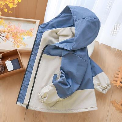 男童韩版风衣加绒外套中