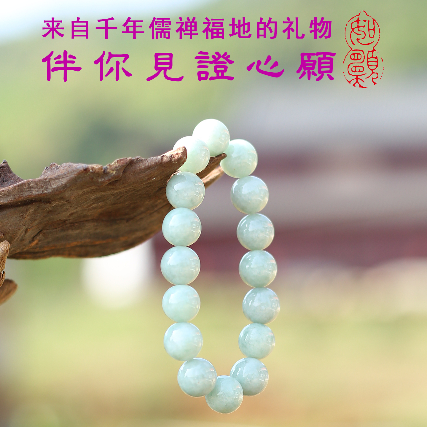 【嶅山龙潭】雨前山翡翠灵韵佛珠