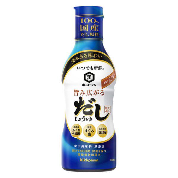 日本进口 龟甲万 高汤酱油  烤飞鱼酱油  鸡蛋拌饭酱油生抽 330ml