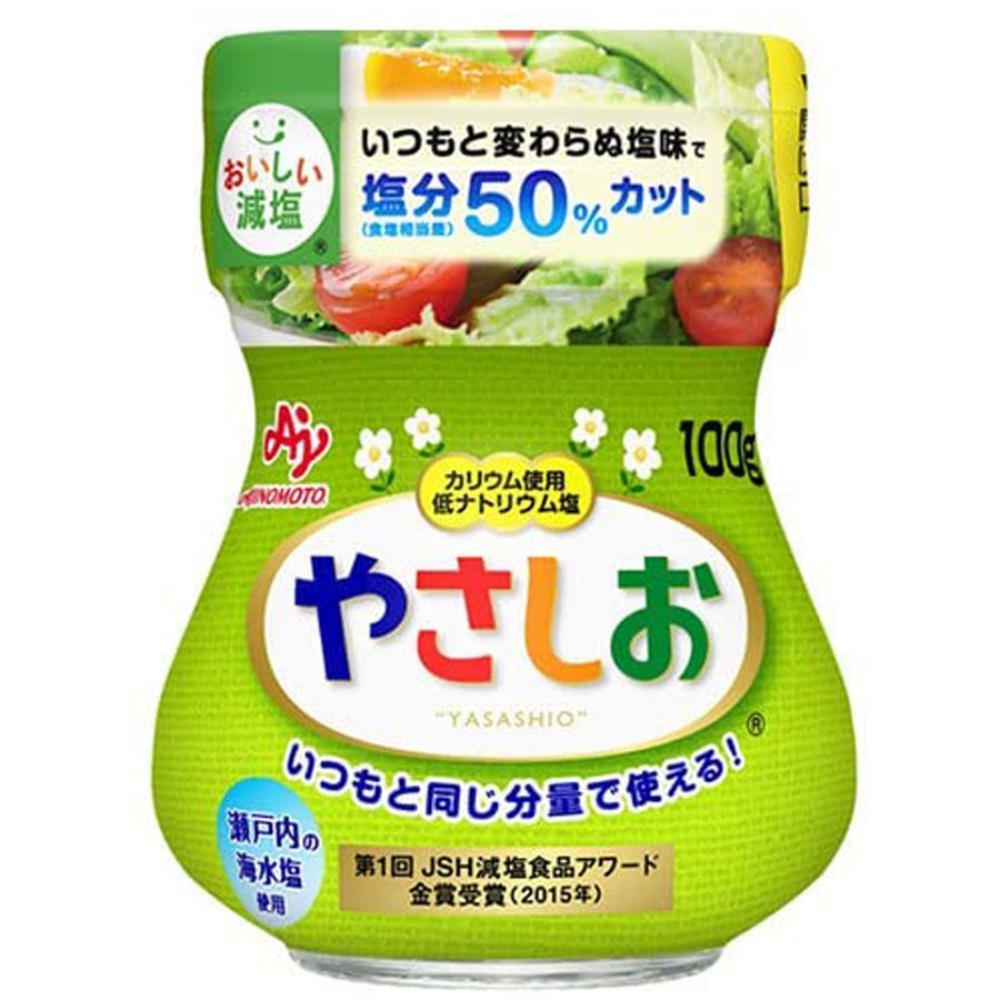 日本进口味之素和善盐濑户的海水盐使用盐分减少50% 宝宝盐100g图片