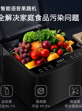 飞尔智能果蔬清洗机语音控制净化
