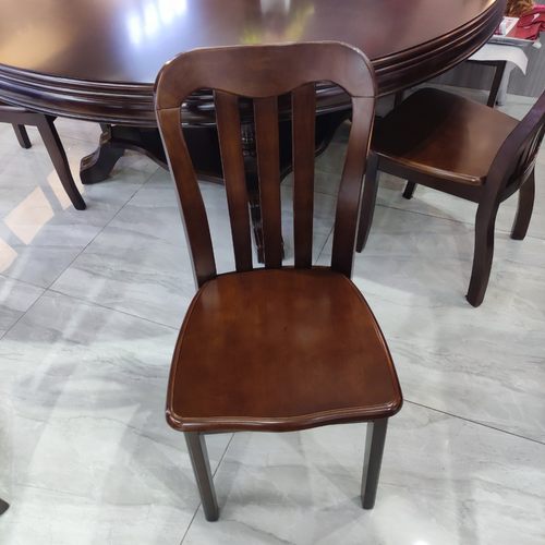 实木餐椅现代简约家用餐桌木椅子餐厅中式凳子酒店麻将书桌靠背椅