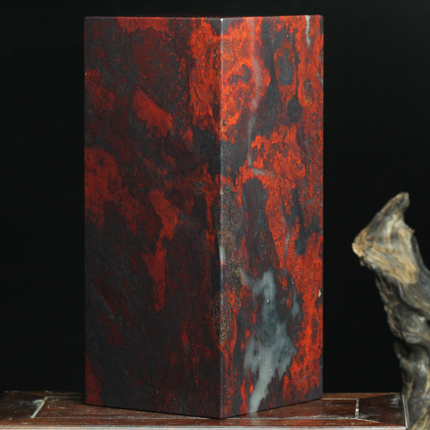 玉枢坊精品老料天然桂林鸡血玉印章鸡血石印玺玉石原石印玺印石藏