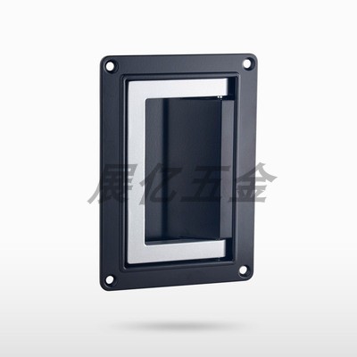 海坦 PL003锌合金大号隐藏嵌入式弹簧折叠拉手 工业设备把手 提手