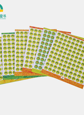PLUS】毛毛虫点读笔配套贴纸 音频贴1500个+录音贴300个