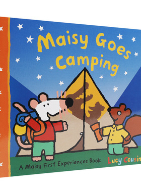 毛毛虫点读版】英文Maisy Goes Camping小鼠波波梅西去露营小彼恩