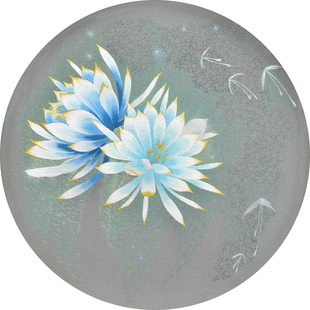 DIY苏绣套件有学习群有痕迹图