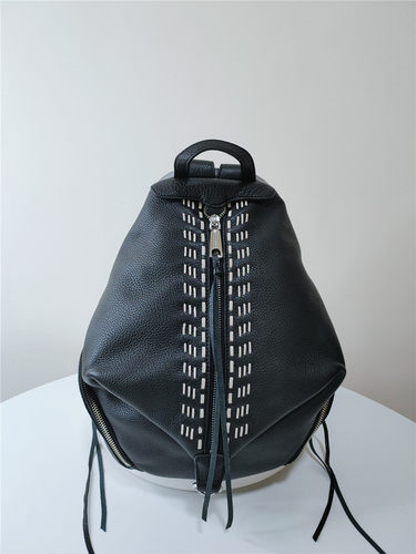 毛毛虫美国直购REBECCA MINKOFF HU17ETLB01真皮流苏双肩女包直邮