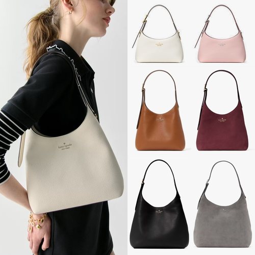 双旦33折起Kate Spade美国官网454系列时尚简约牛皮单肩托特包