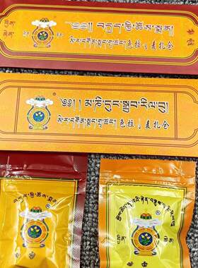 拉萨色拉麦大乘洲药师佛圣物解脱宝装藏佛像舍利塔嘎乌盒香