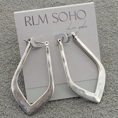 拉睦RLM SOHO做旧金银双色设计师气质森女文艺范潮人耳圈环饰品