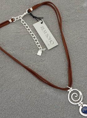 拉睦RLM SOHO青金石西洋欧美波西米亚部落民族风复古VINTAGE项链