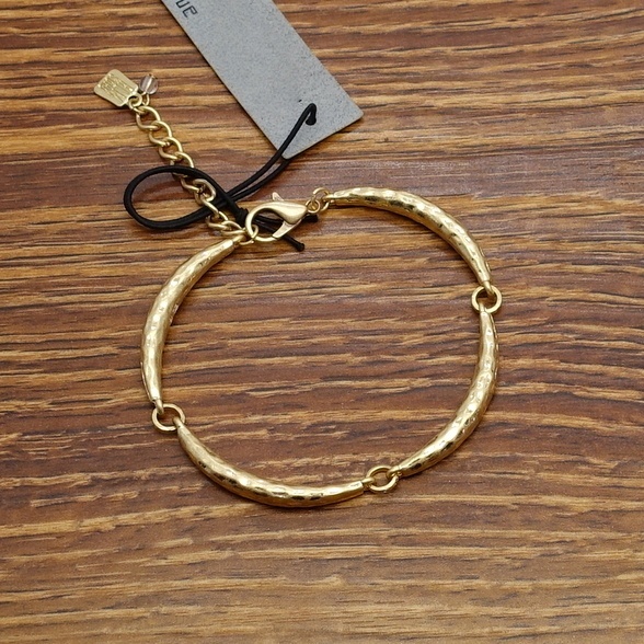 异域西洋欧美风亚光镀金百搭款式文艺气息休闲风情侣男女同款手链