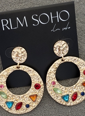 拉睦RLM  SOHO度假摄影宴会派对T台走秀场婚纱礼服裙耳钉针坠饰品