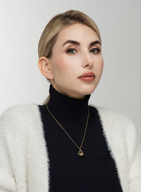 做旧金色小茶壶水壶西洋欧美风创意别致复古百搭款式项链