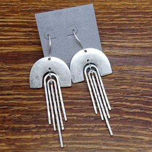 西洋欧美风设计师腔调森女文艺嘻哈朋克摇滚范耳环坠饰品