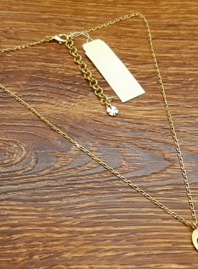 亚光磨花镀金字母G小清新森女文艺范简洁百搭创意复古风小项链