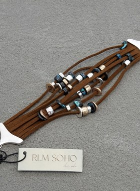 拉睦RLM SOHO设计师腔调森女文艺术气质潮人别致个性重工大气手链