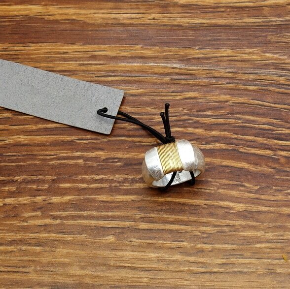 双色双款手工做绕丝设计师腔调森女文艺术气质潮人个性戒指环