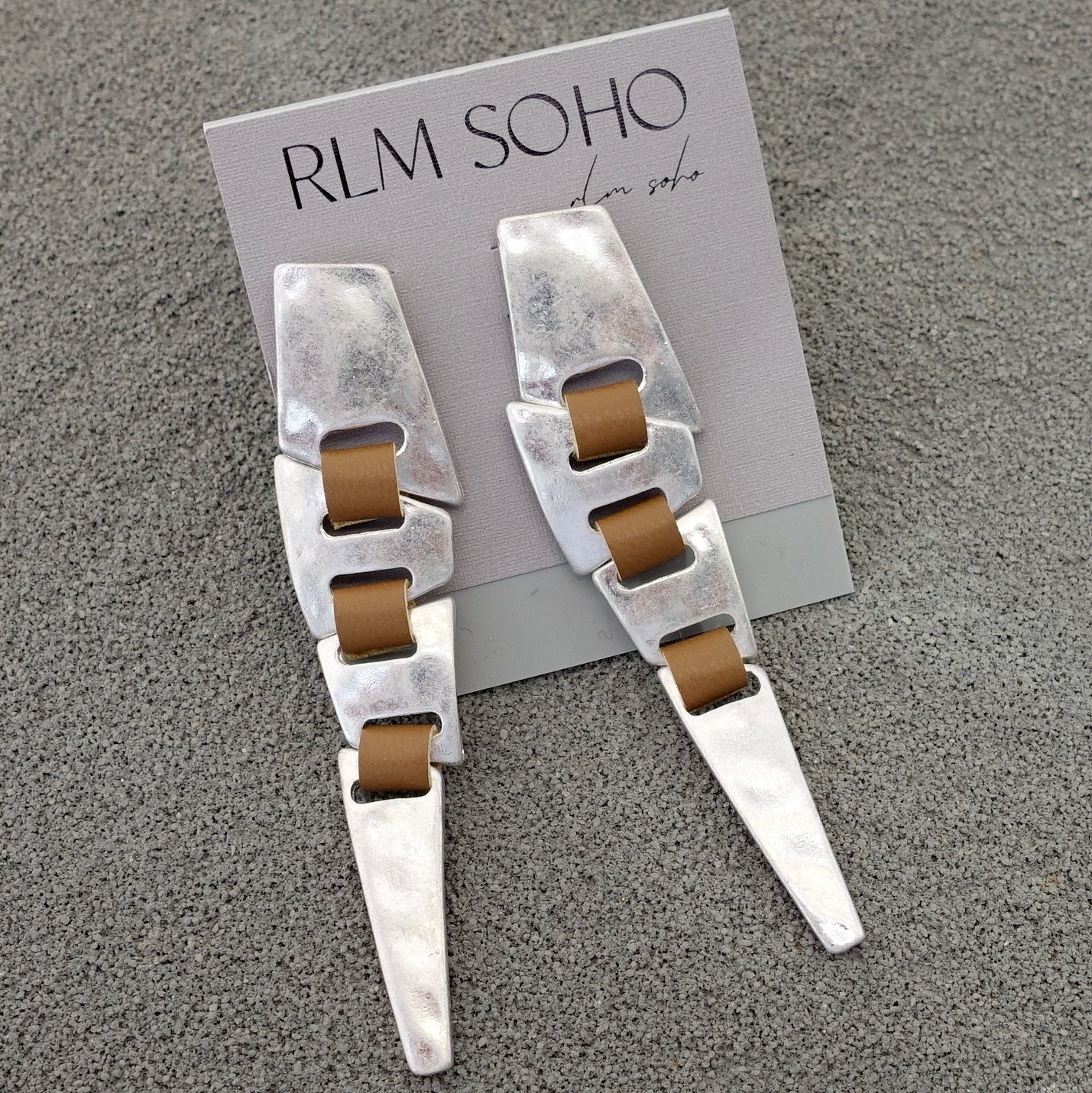 拉睦RLM SOHO设计师强调森女文艺嘻哈朋克摇滚范潮人个性耳钉饰品