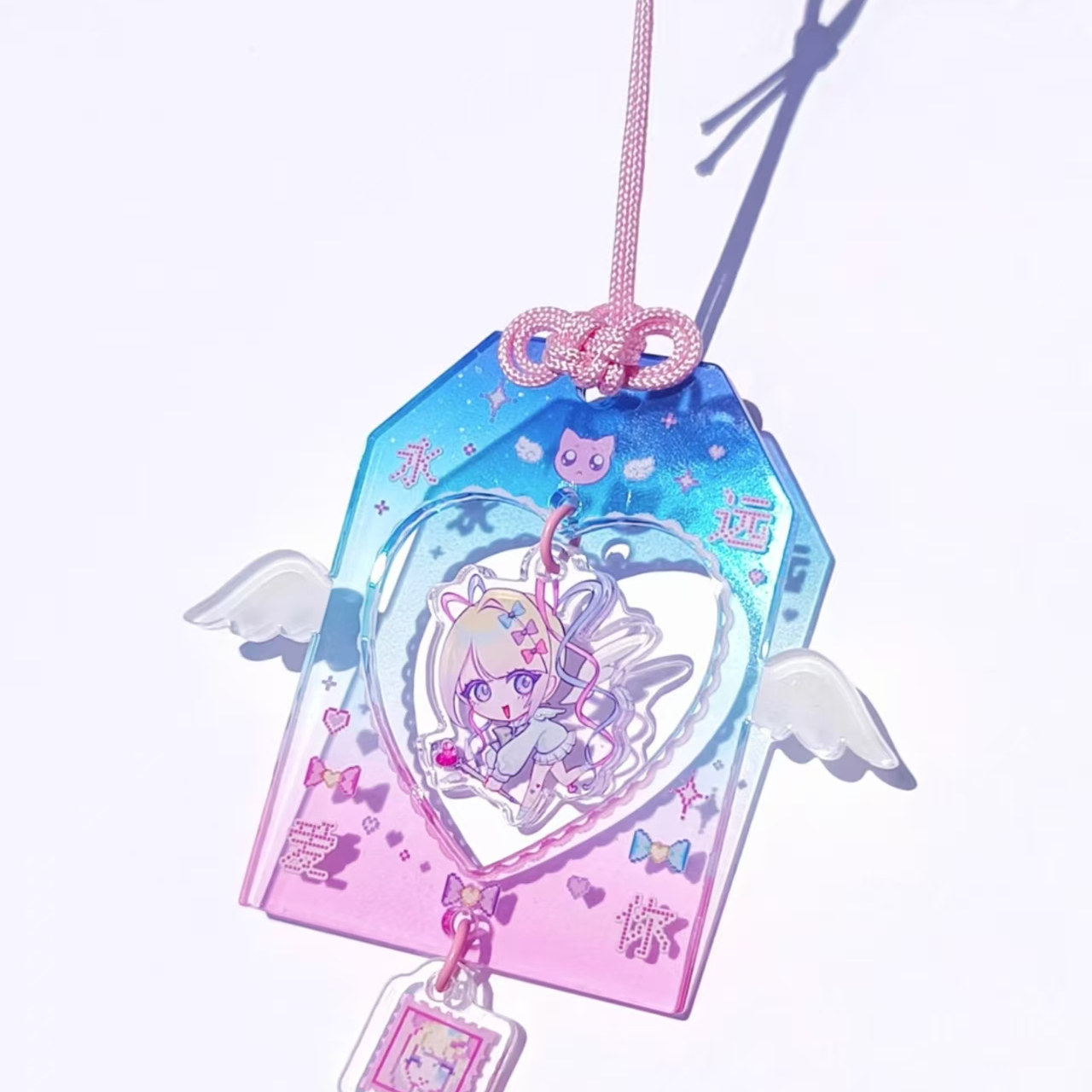 小红书爆款主播女孩重度依赖高颜值自制超天酱糖糖御守亚克力挂件,模玩/动漫/周边/娃圈三坑/桌游,动漫徽章/立牌,淘宝优惠券,粉丝福利购,淘宝优惠卷