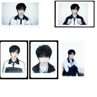 新款王橹杰小卡自印周边学院风校服系列三寸精美小卡粉丝应援卡片