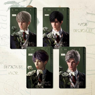 同款恋与深空小卡自制沈星回黎深秦彻同人ins风3寸小卡装饰收藏卡