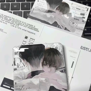 新款188男团周边高颜值同人自制李程秀邵群方形吧唧徽章马口铁