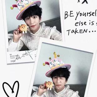 新款自制黄子弘凡周边拍立得小卡黄子弘凡杂志高颜值拍立得送闺蜜