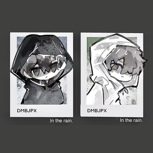 新款盗墓笔记周边高颜值Q版张起灵吴邪拍立得三寸装饰收藏小卡