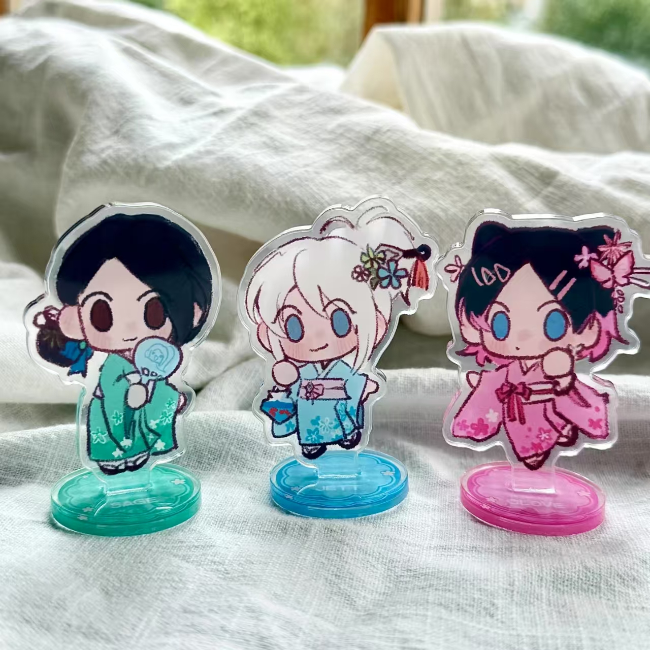 新款无畏契约同人谷周边高颜值暮蝶捷风贤者自制亚克力拆拆乐立牌