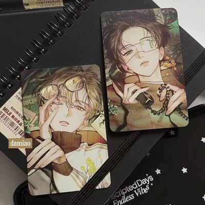 新款韩漫青蟹无题小卡宋海仁安时贤自制3寸拍立得小卡拍照装饰卡