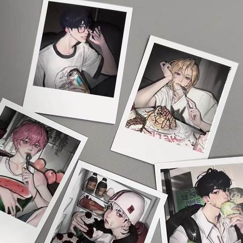 新款虚拟男团plave周边同人自制3寸拍立得小卡拍照装饰自制贺卡