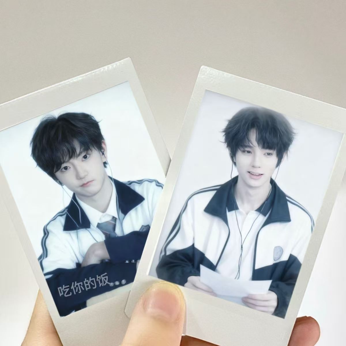 新款穆祉丞王橹杰自印穆橹周边学院风校服系列三寸小卡精美卡片